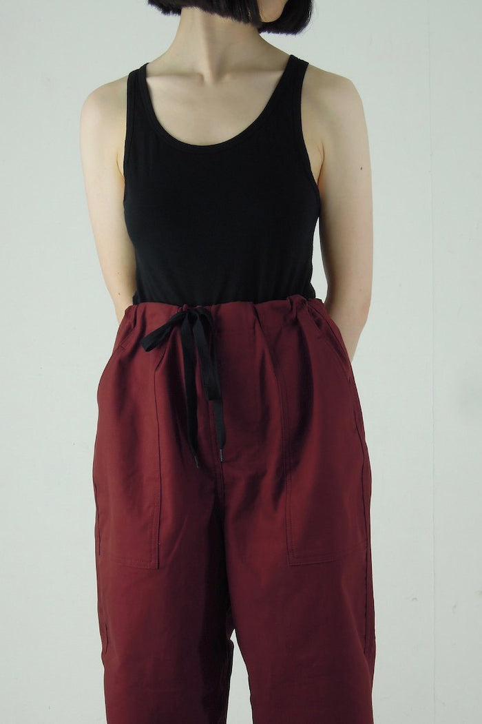 <sale>> TUKI / over pants(0159) maroon</sale>