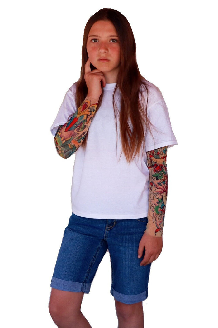 Salvation Youth Tee Shirt with Tattoo Sleeves