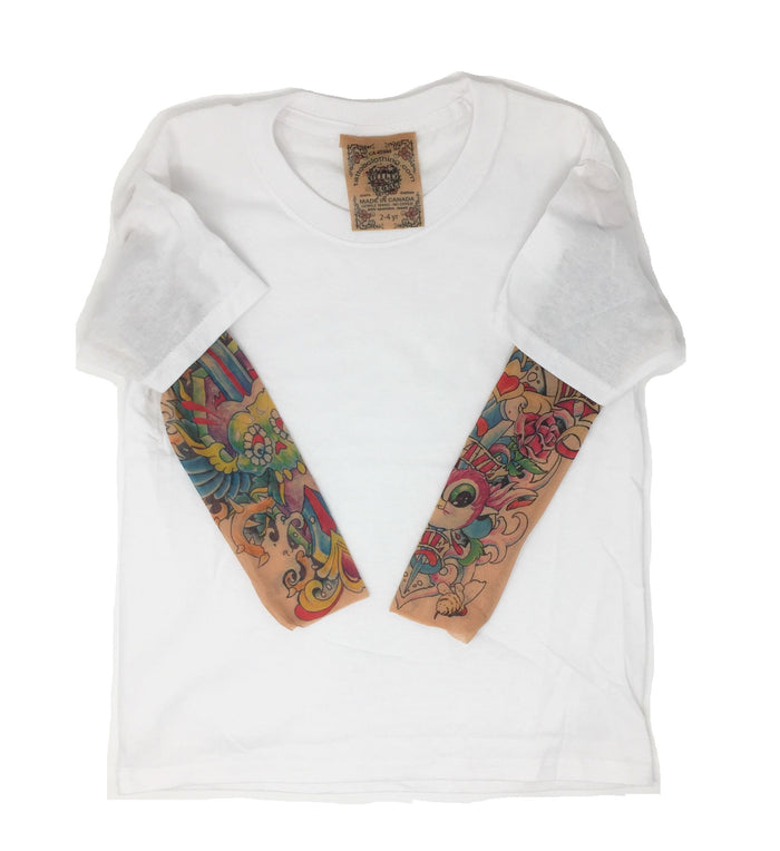 Salvation Youth Tee Shirt with Tattoo Sleeves