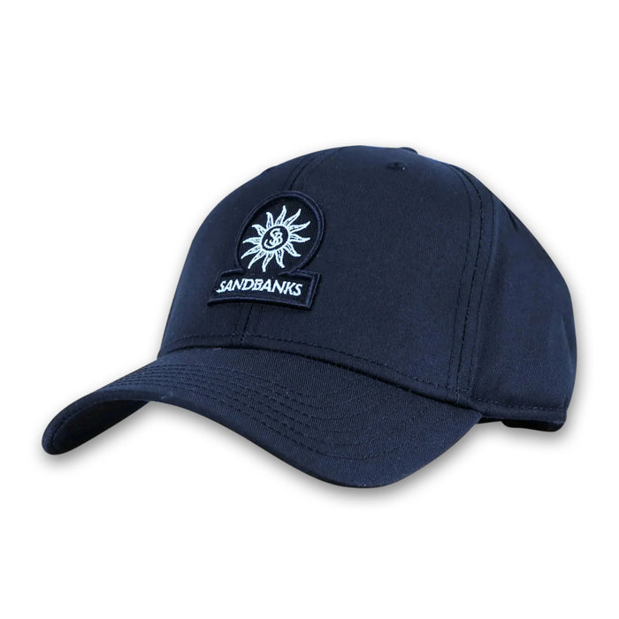 Sandbanks - Badge Logo Cap in Navy - Nigel Clare