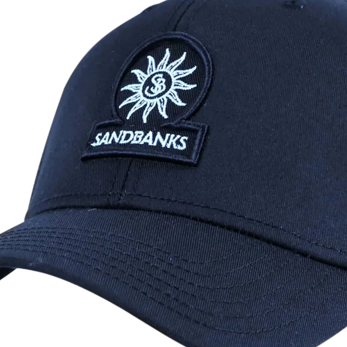 Sandbanks - Badge Logo Cap in Navy - Nigel Clare