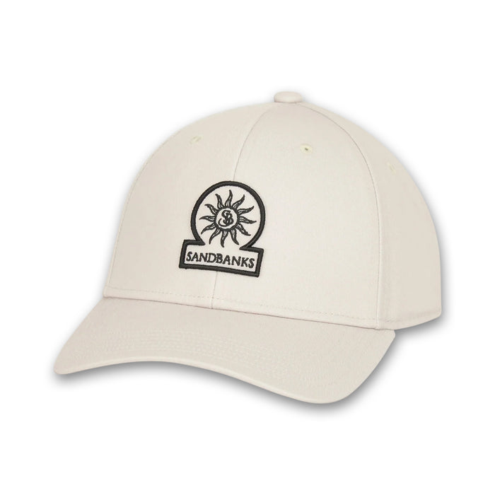 Sandbanks - Badge Logo Cap in Stone - Nigel Clare