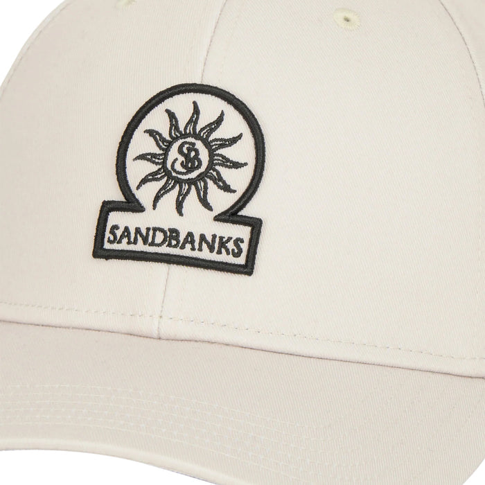 Sandbanks - Badge Logo Cap in Stone - Nigel Clare