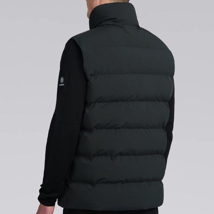 Sandbanks - Clifftop Zip Pocket Gilet in Black - Nigel Clare