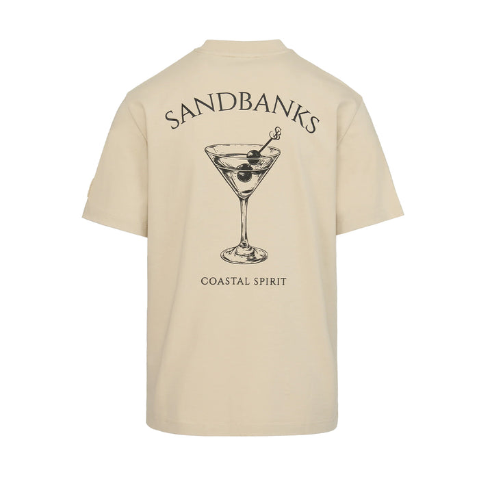 Sandbanks - Coastal Spirit T-Shirt in Stone - Nigel Clare