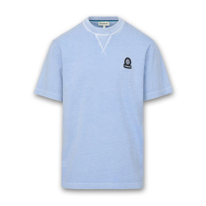 Sandbanks - Mineral Wash T-Shirt in Dusty Blue - Nigel Clare