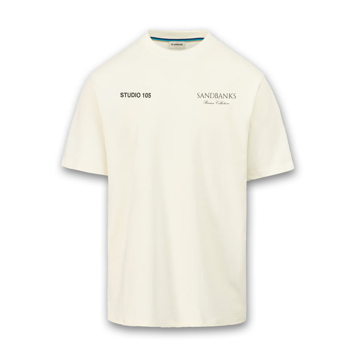 Sandbanks - Riviera Collection T-Shirt in Natural - Nigel Clare