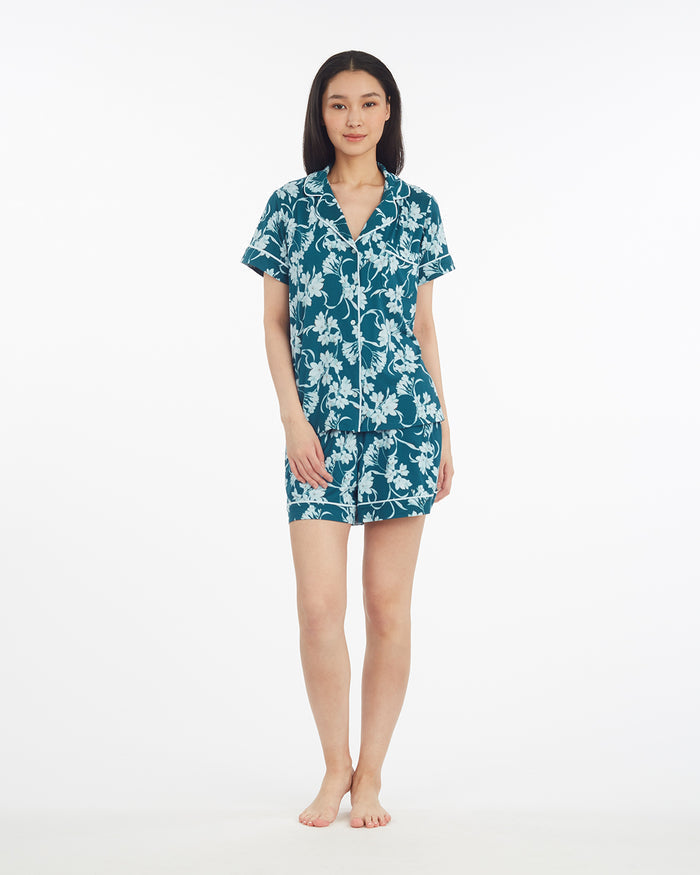 Sara Pajama Set in Wild Grove