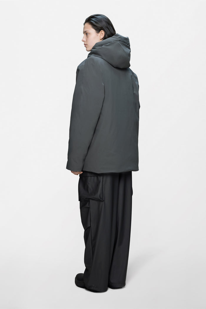 RAINS Sarna Puffer Jacket Dark Grey Jacket