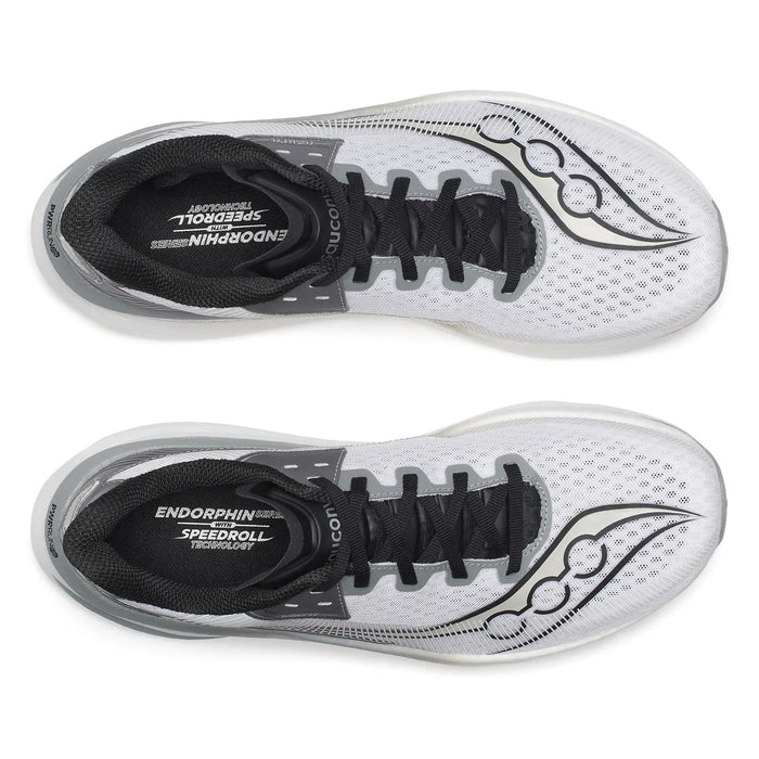 Saucony - Endorphin Azura Trainer in White/Fossil