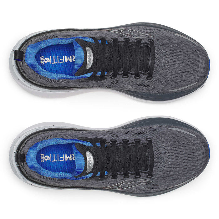 Saucony - Hurricane 25 Trainers in Shadow/Black - Nigel Clare