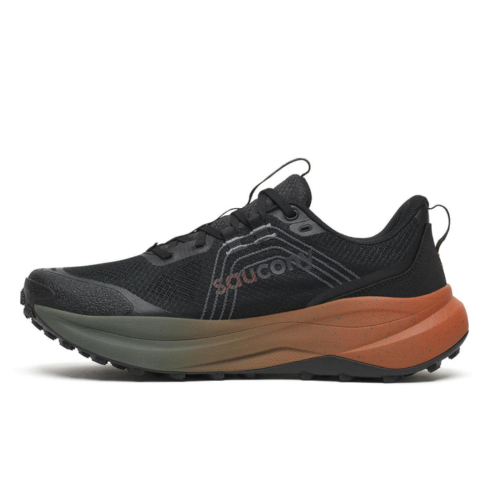 Saucony - Xodus Ultra 4 Trainer in Black/Rust