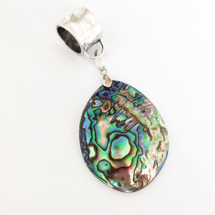 Scarf Jewellery - Abalone Tear Drop