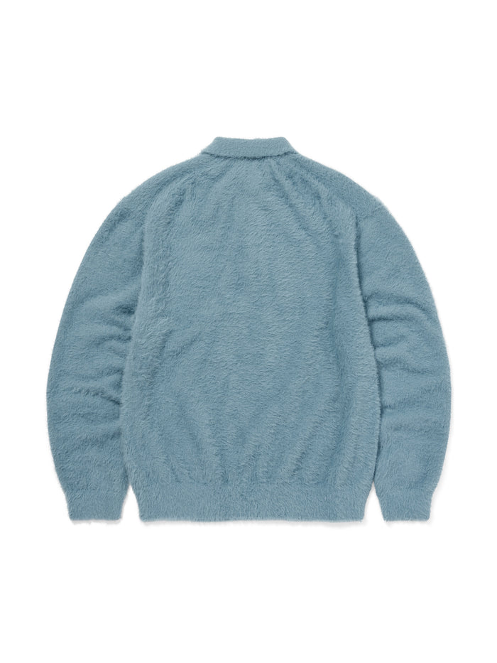 SCT-Logo Shaggy Knit Polo