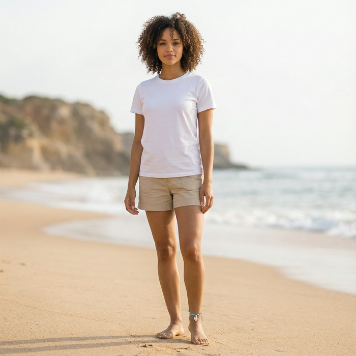 Seaside Shell Anklet - Blue