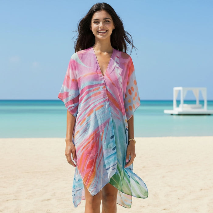 She Sells Seashells Cover Up/Kaftan (90x90cm) - Exclusive Design