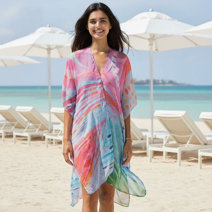 She Sells Seashells Cover Up/Kaftan (90x90cm) - Exclusive Design