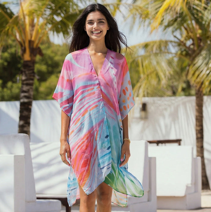 She Sells Seashells Cover Up/Kaftan (90x90cm) - Exclusive Design