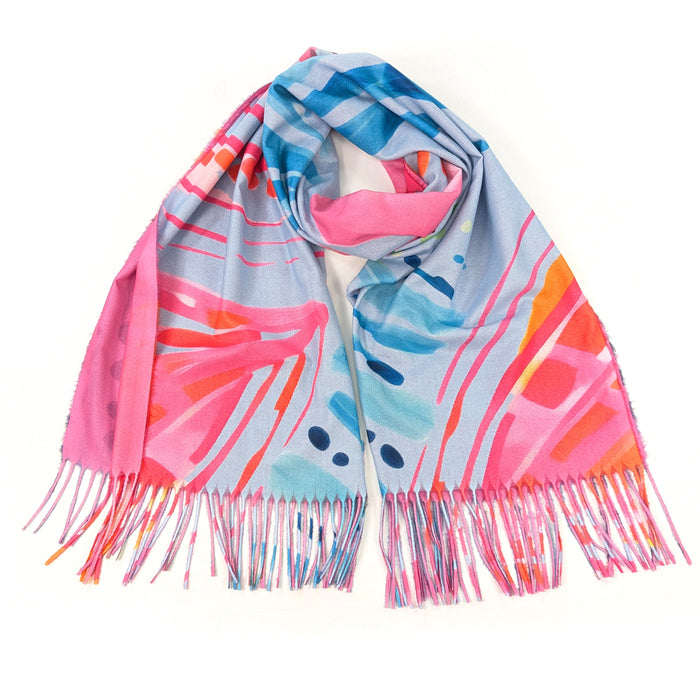 She Sells Seashells Pashmina Style Scarf (70x180cm) - Exclusive Design