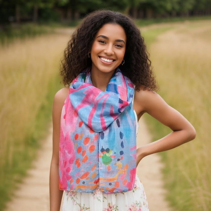 She Sells Seashells Scarf (50x180cm) - Exclusive Design