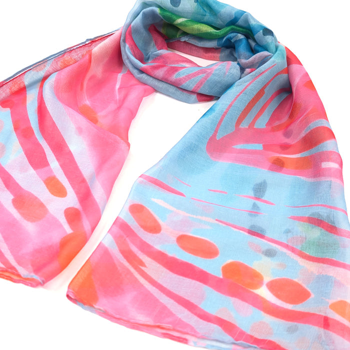 She Sells Seashells Scarf (50x180cm) - Exclusive Design