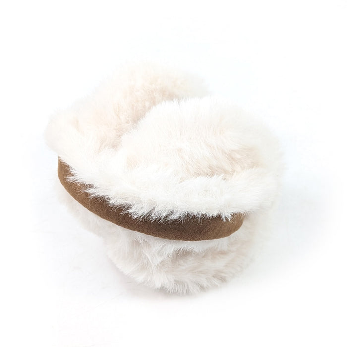 Sheepskin Style Ear Muffs (Foldable) - Latte