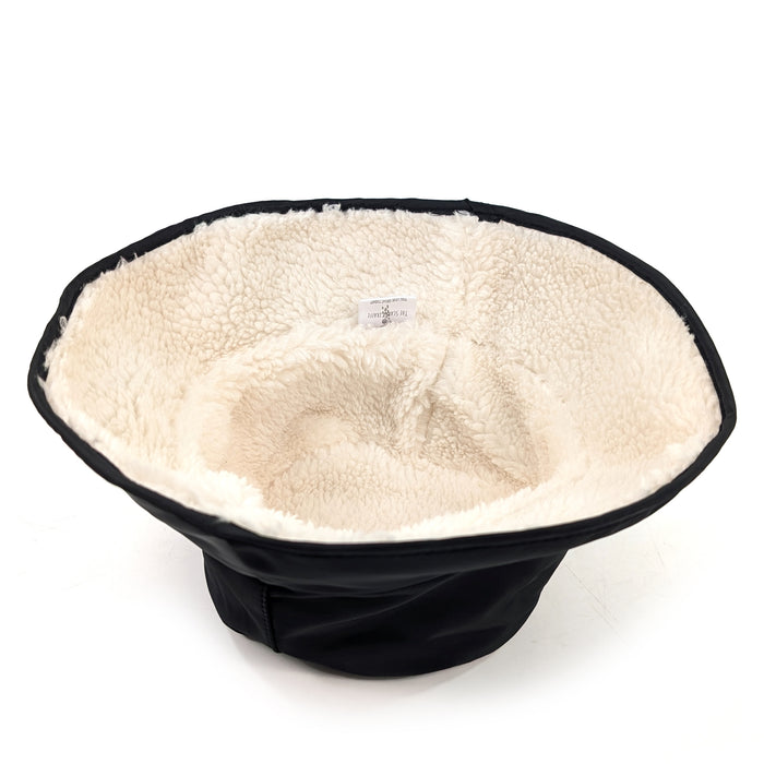 Showerproof Hat with Teddy Bear Lining - Cream