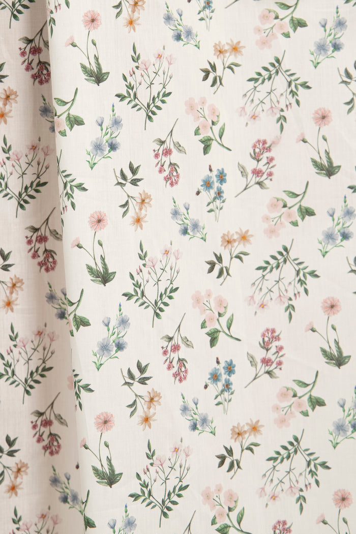 Sidi Cotton Ivory Floral Dress