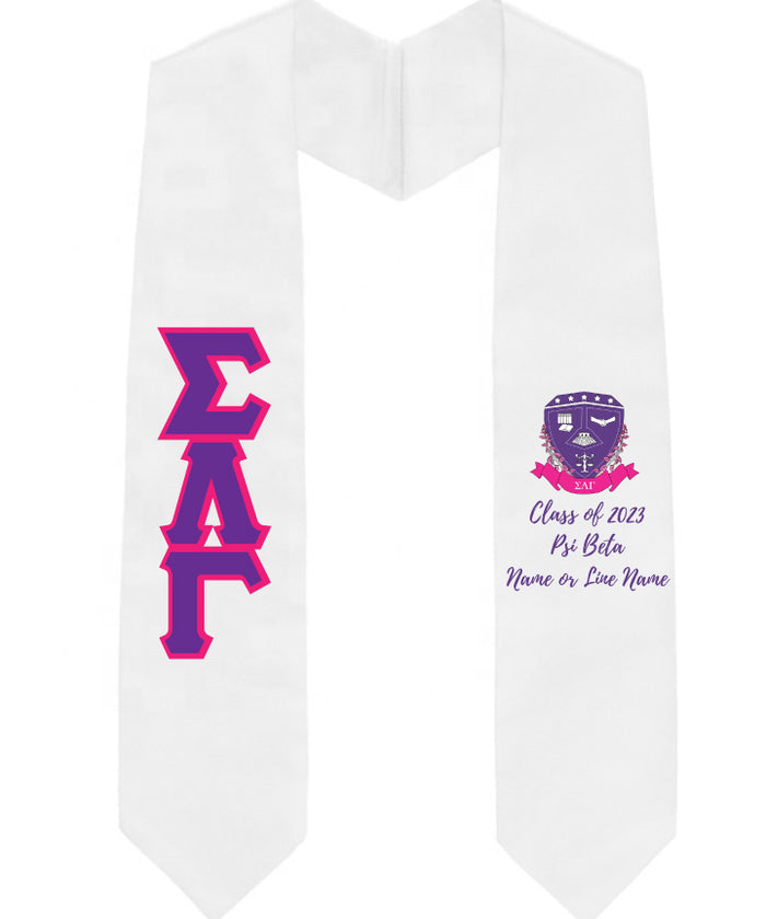 Sigma Lambda Gamma - Graduation Stole