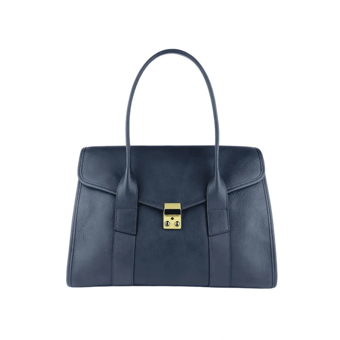 Signature Leather Satchel Bag