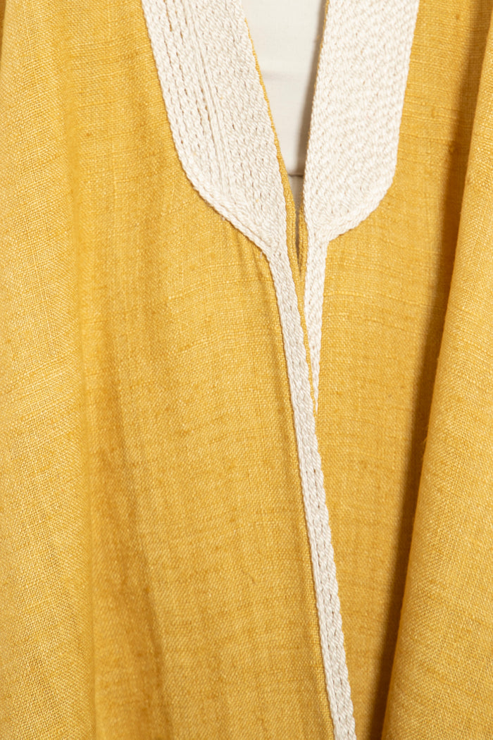 Silk Yellow Poncho