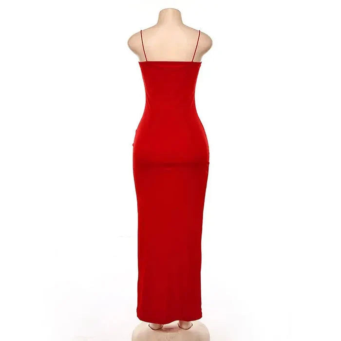 Slim Bodycon Slit Dress fashionnsio