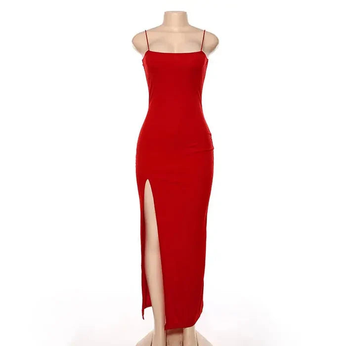Slim Bodycon Slit Dress fashionnsio