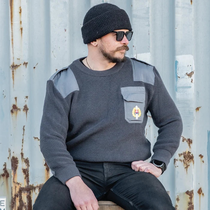 Slovakian Wool Blend Jersey - Slovakian Army Surplus - Fleeces & Jerseys