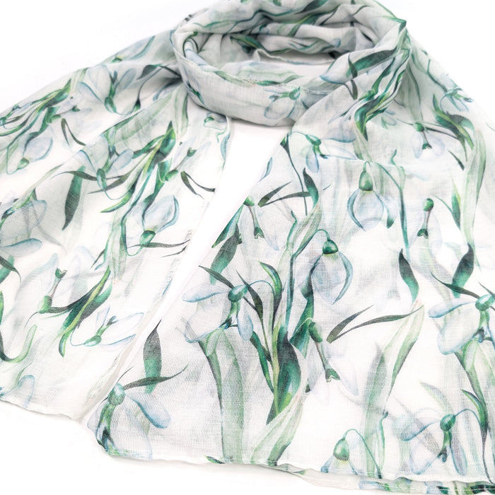 Snowdrop Scarf (70x180cm) - Exclusive Design