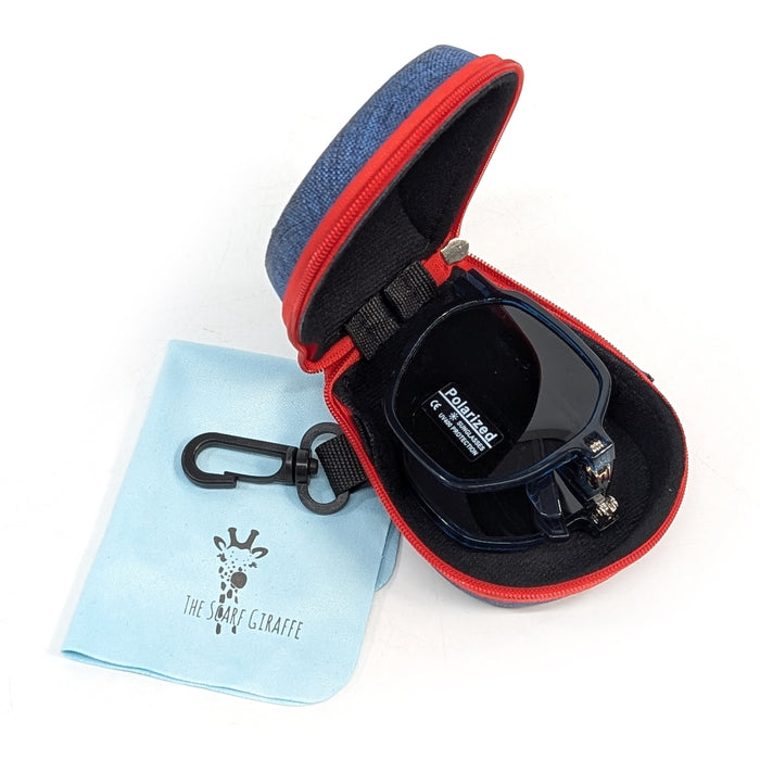 Sorelli - Matte Foldable Sunglasses (with Case & Cleaner) - Green