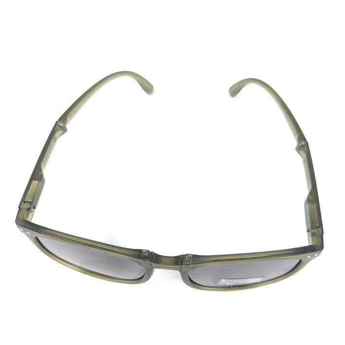 Sorelli - Matte Foldable Sunglasses (with Case & Cleaner) - Green