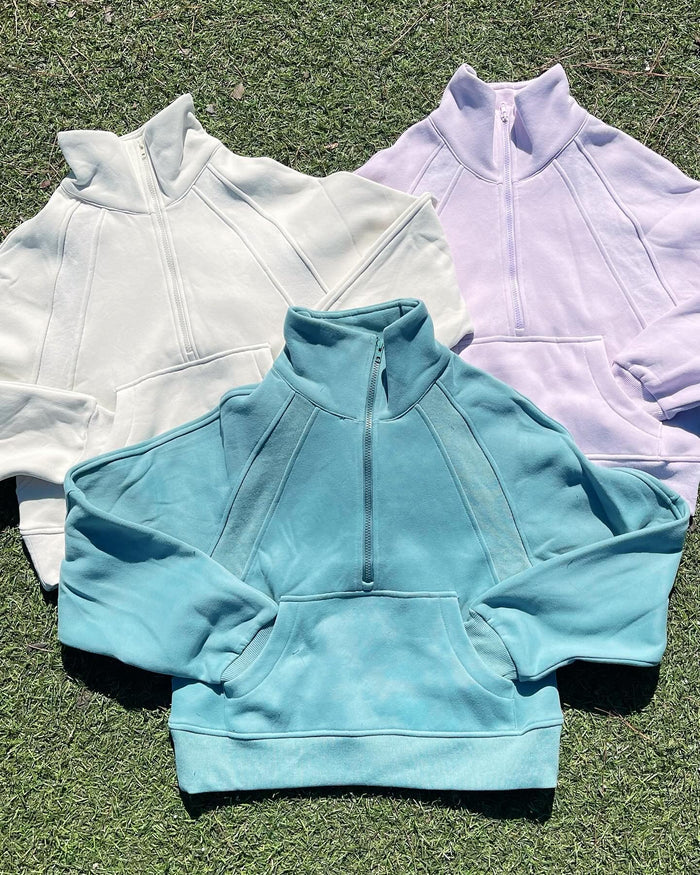 Sorority - Lulu Scuba Dupe Half Zip