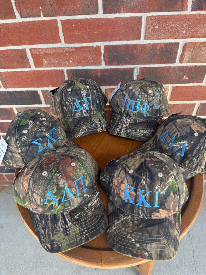 Sorority Camo Embroidered Hat