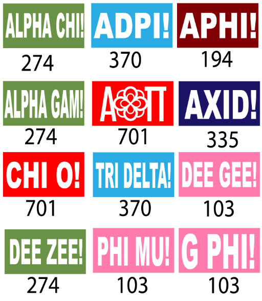 Sorority Daily Bella Tank Tops