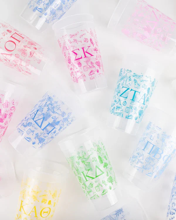 Sorority Swag Clear 32oz Stadium Cup