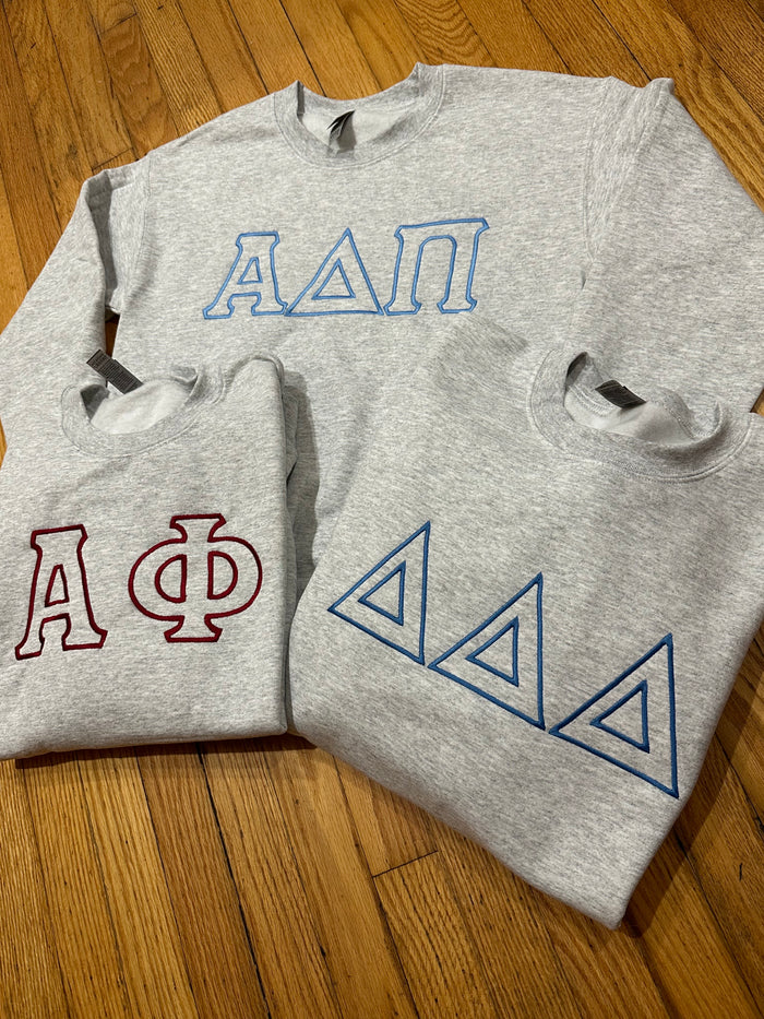 Sorority Tonal Embroidered Sweatshirt