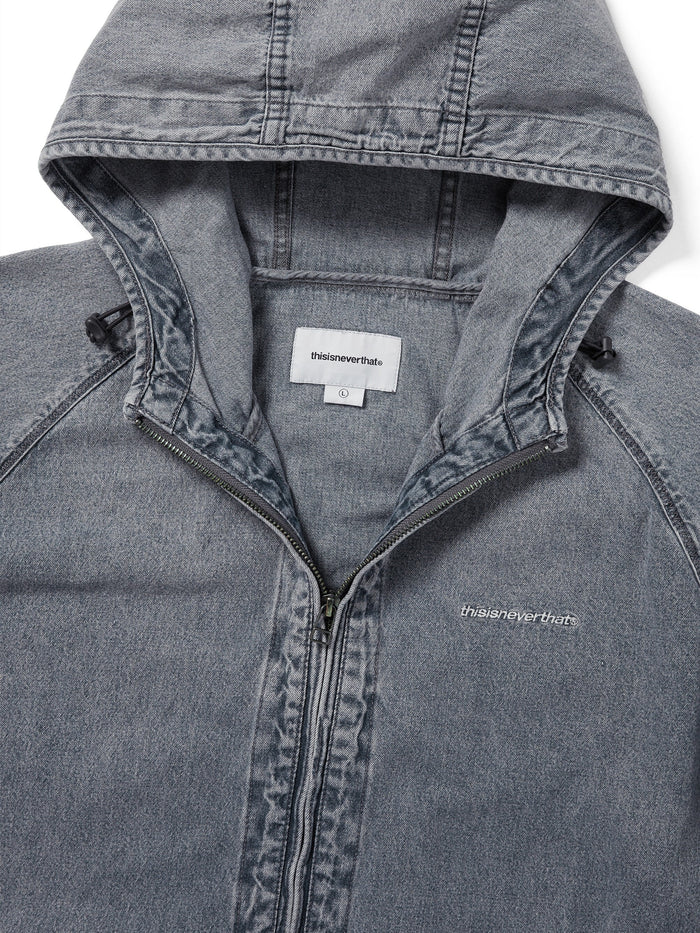 SP-Logo Denim Windbreaker