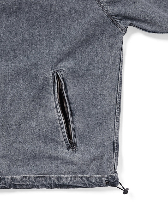 SP-Logo Denim Windbreaker