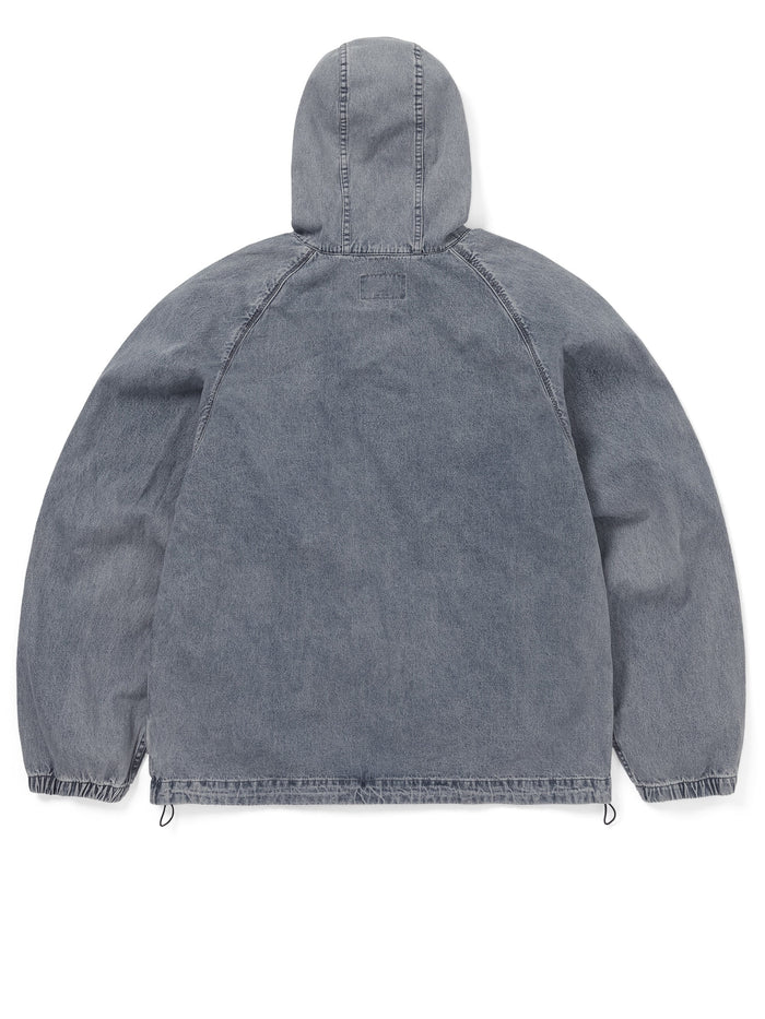 SP-Logo Denim Windbreaker