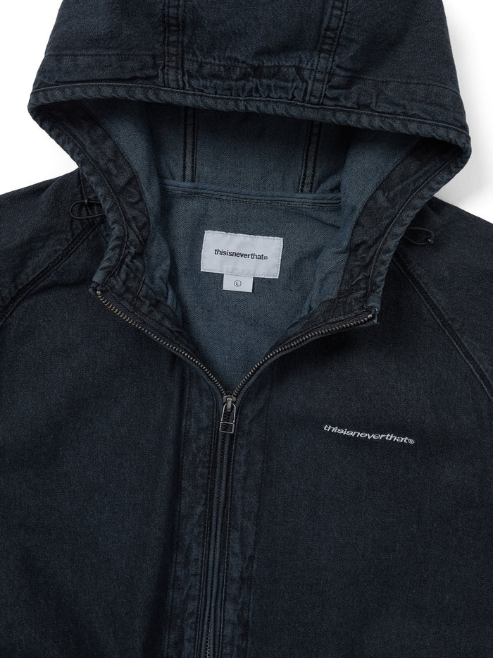 SP-Logo Denim Windbreaker