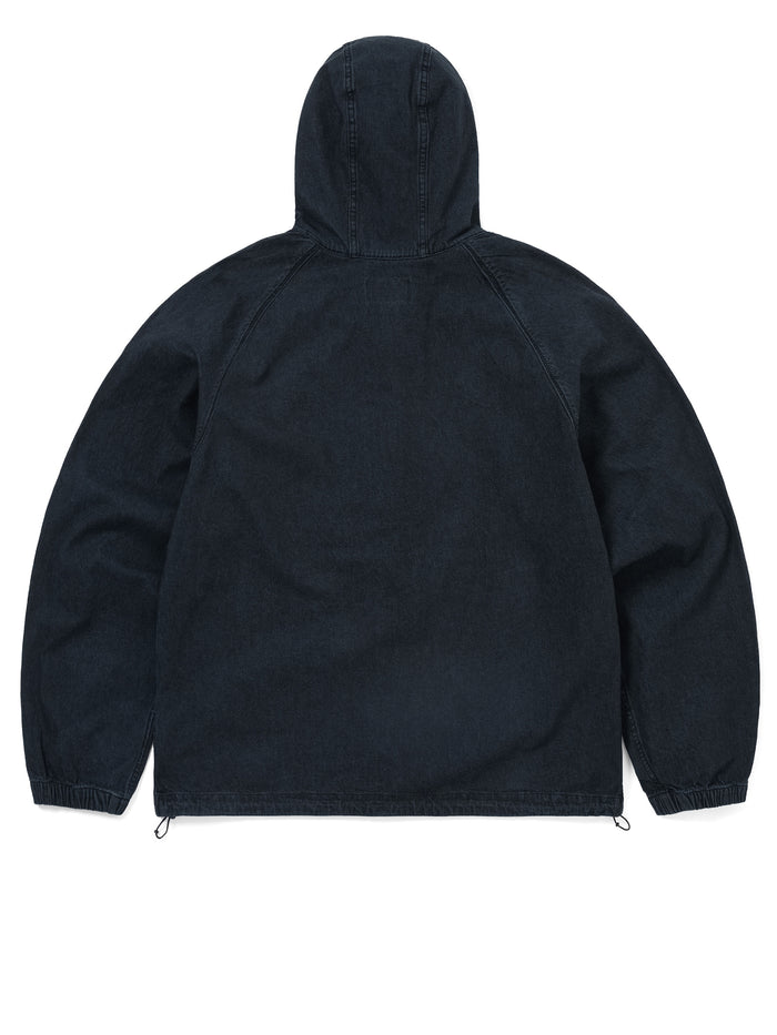 SP-Logo Denim Windbreaker