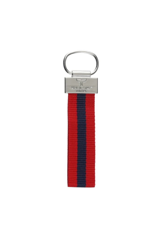 St. Ives Key Ring - Red/Navy