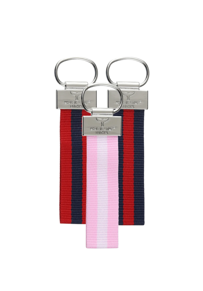 St. Ives Key Ring - Red/Navy