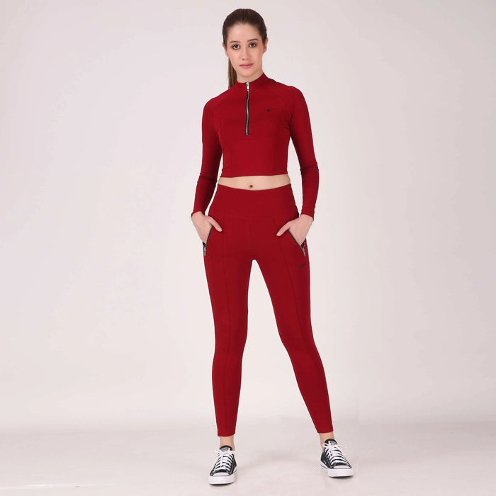 Stellar Tracksuit Maroon
